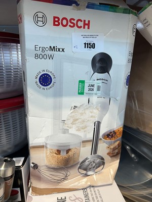 Lot 1150 - 2 Bosch Ergo Mixx electric hand whisks, boxed
