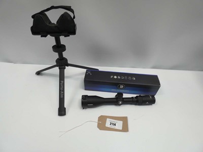 Lot 2237 - Discoveryopt MS 3-9X40 SFP riflescope plus a...