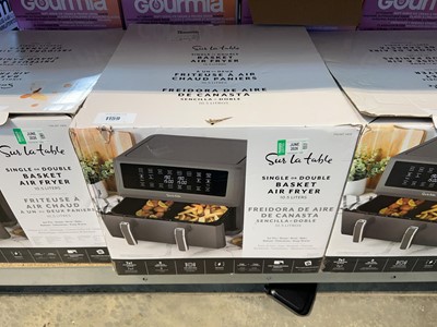 Lot 1159 - Sur la Table single or double basket air fryer,...