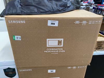 Lot 2010 - Samsung MW7300B combination microwave oven, boxed