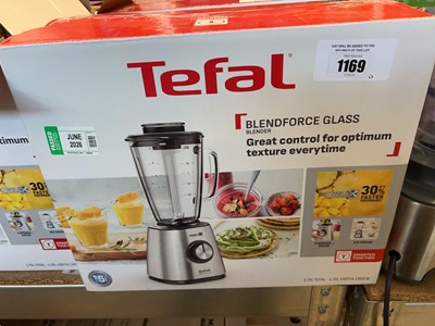 Lot 1169 - Tefal Blendforce glass blender in box