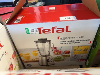 Lot 1170 - Tefal Blendforce glass blender in box