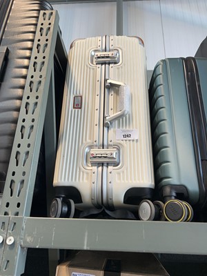 Lot 1242 - Swiss Military suitcase in cream