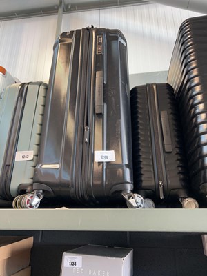 Lot 1244 - 2 Samsonite hard shell suitcases in black