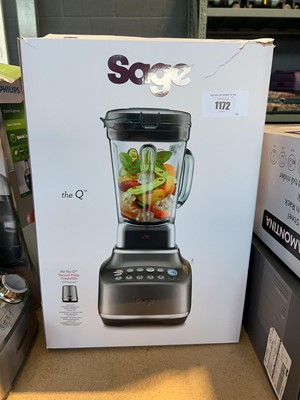 Lot 1172 - Boxed Sage The Cue blender, model no. SEL820SHY