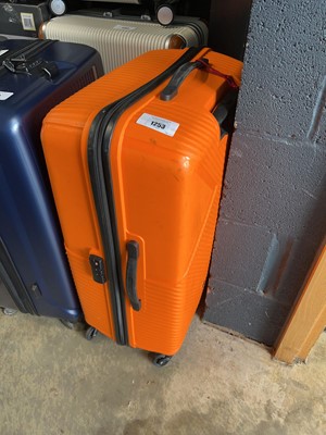 Lot 1253 - Orange American Tourister hard shell suitcase