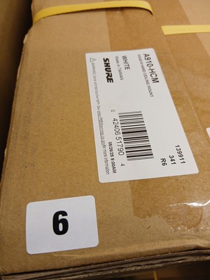 Lot 6 - Shure A910-HCM white hard ceiling mount