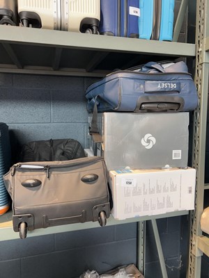 Lot 1258 - Boxed Samsonite luggage bag with boxed Delsey...