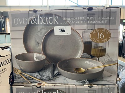 Lot 1201 - Boxed Over & Back dinner ware set