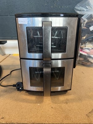 Lot 1225 - Gourmia dual basket air fryer