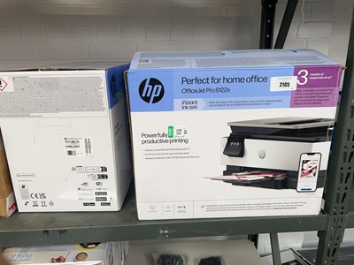 Lot 2105 - 3 boxed HP Officejet Pro 8122e printers