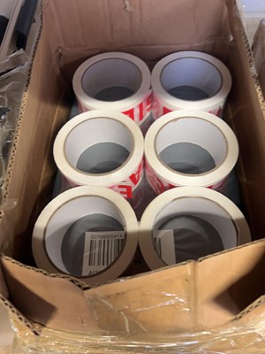 Lot 2112 - Box containing approx. 30 rolls of fragile...