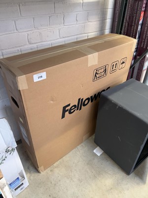 Lot 2116 - Boxed Fellows free standing height adjustable...