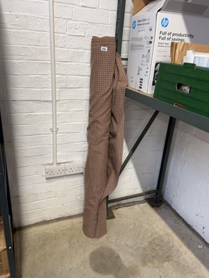 Lot 2150 - Large roll of 2 tone brown material