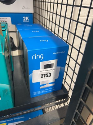 Lot 2153 - 3 Ring outdoor cameras
