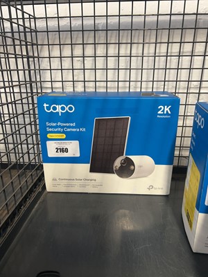 Lot 2160 - Boxed Tapo C410 KIT solar powered security...