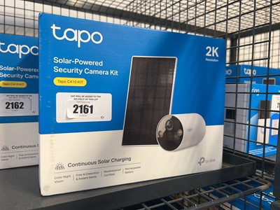 Lot 2161 - Boxed Tapo C410 KIT solar powered security...