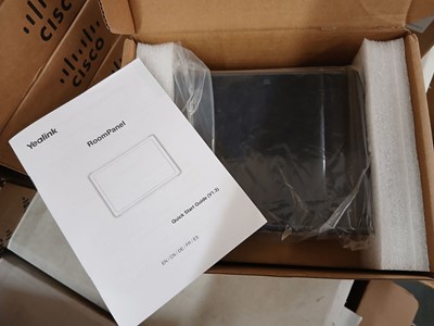 Lot 70 - Yealink, model: roompanel touch screen, box