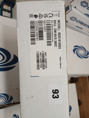 Lot 93 - Crestron DM NVX-360C network video encoder card