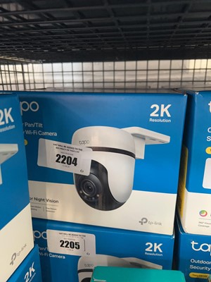 Lot 2204 - 2 boxed Tapo C510W outdoor/ tilt security...