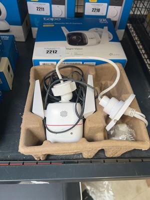 Lot 2212 - Boxed Tapo C320WS outdoor security Wi-Fi...