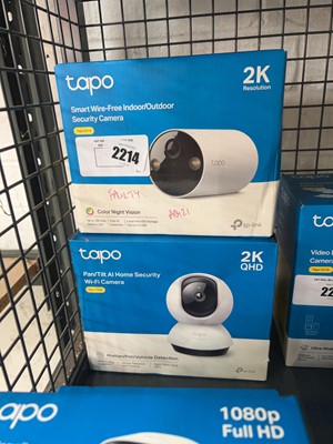 Lot 2214 - Tapo C410 smart wire free indoor/outdoor...