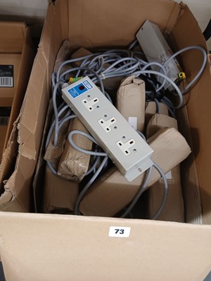 Lot 73 - Box of Olson 3 way distribution panels