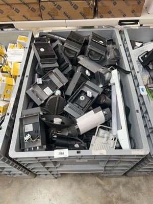 Lot 2168 - Grey pallet box containing unboxed Lutec...