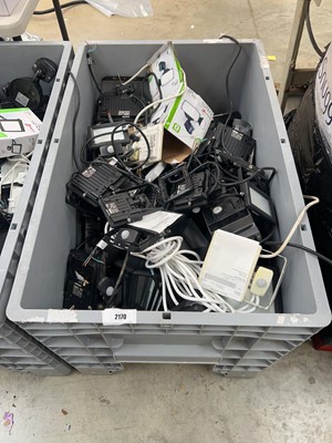Lot 2170 - Grey pallet box containing unboxed Lutec...