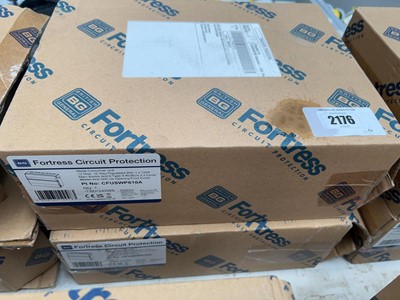 Lot 2176 - 2 BG Fortress Circuit Protection 8 way metal...