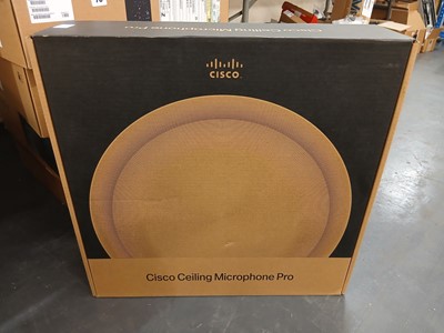 Lot 75 - Cisco ceiling microphone, model no. CS-CLGP-C...