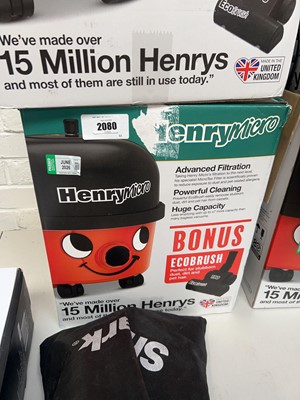 Lot 2080 - Henry Micro vacuum cleaner, boxed