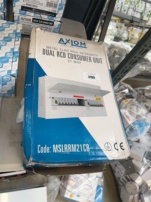 Lot 2193 - Boxed Axiom 21 way metal clad high integrity...
