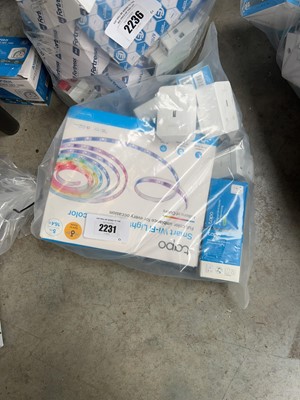 Lot 2231 - Bag containing Tapo smart Wi-Fi light strip...