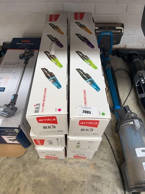 Lot 2085 - 6 Arnica Merlin 2-in-1 mini vacuum cleaners