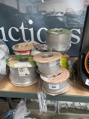 Lot 2237 - Quantity of mixed cabling incl. 2 rolls of...