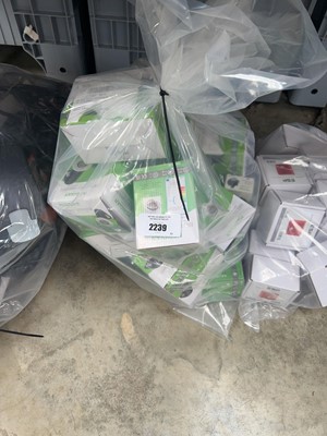 Lot 2239 - Bag containing Meridian fixed fire rated LED...