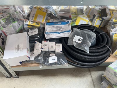 Lot 2243 - Quantity of electrical cabling accessories...