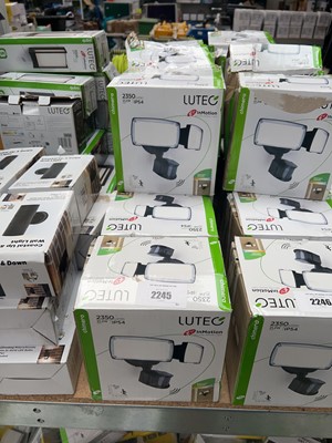 Lot 2245 - 10 Lutec Chimera twin spotlight LED floodlights