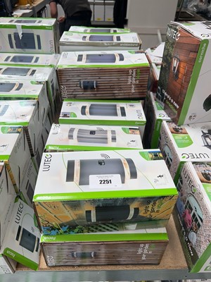 Lot 2251 - 15 Lutec Focus garden wall lights