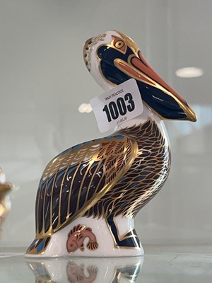 Lot 1003 - Royal Crown Derby pelican