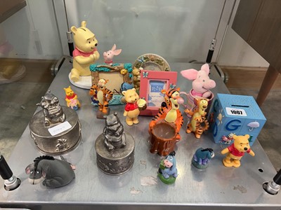 Lot 1007 - Assorted various Winnie-the-Pooh themed...