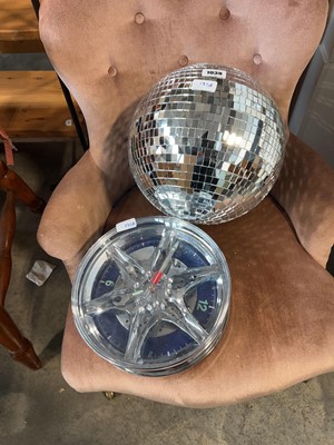 Lot 1038 - Disco ball, together with a mechanics themed...