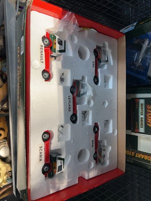 Lot 1039 - Cage of Eddie Stobart themed Diecast collector'...
