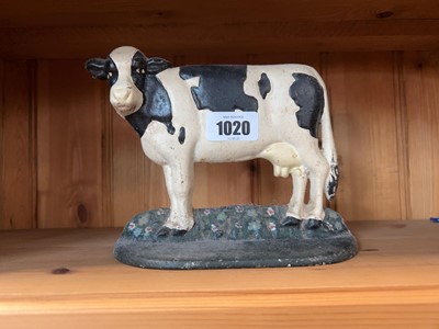 Lot 1020 - 3 animal themed cast iron doorstops