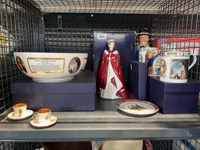 Lot 1035 - Cage containing various collectibles incl....
