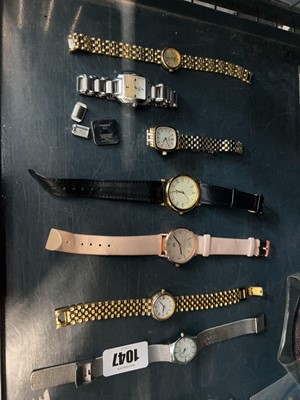 Lot 1047 - Collection of 7 various wristwatches by Tissot,...