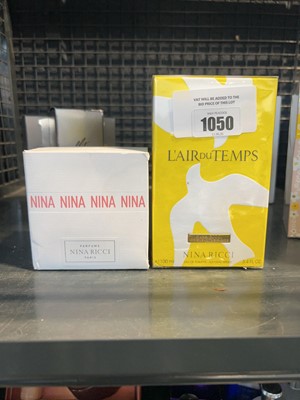 Lot 1050 - Nina Ricci L'Air du Temps eau de toilette...
