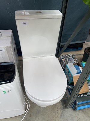 Lot 2282 - White ceramic WC complete with bowl, cistern,...