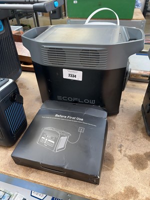 Lot 2334 - Eco Flow solar-power portable generator with...